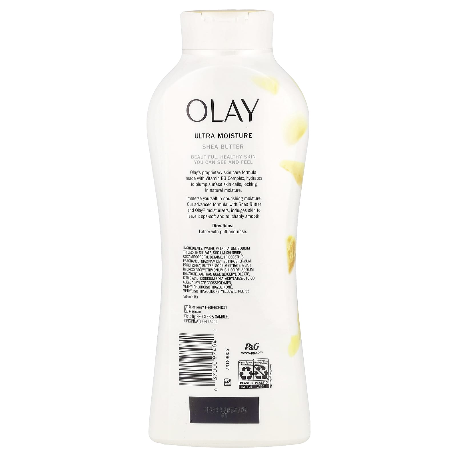 Olay Sabonete Líquido Corporal com Manteiga de Karité Ultrahidratado 650 ml (22 fl oz) - Imagem 2