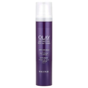 Olay Antienvelhecimento Antirrugas Creme Diurno 2 em 1 + Sérum 50 ml (17 fl oz)