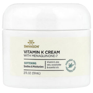 Swanson Creme de Vitamina K com Menaquinona-7 59 ml (2 fl oz)