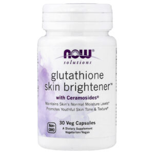 NOW Foods Solutions Glutathione Skin Brightener™ 30 Cápsulas Vegetais