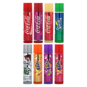Lip Smacker Coca-Cola Balm Labial Sortido Embalagem com 8 Unidades 4 g (014 oz) Cada