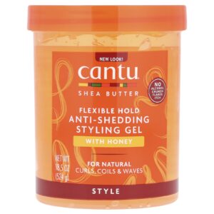 Cantu Manteiga de Karité Gel Anti-queda para Penteados Com Mel Fixação Máxima 524 g (185 oz)