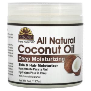 Okay Pure Naturals Óleo de Coco Natural Hidratação Profunda 177 ml (6 oz)