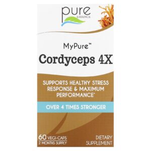 Pure Essence MyPure Cordyceps 4X 60 Cápsulas Vegetais