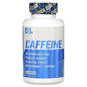 EVLution Nutrition Cafeína 200 mg 100 Comprimidos