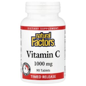 Natural Factors Vitamina C Liberação Programada 1.000 mg 90 Comprimidos