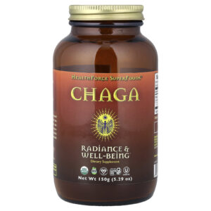 HealthForce Superfoods Chaga Iluminação e Bem-Estar 150 g (529 oz)
