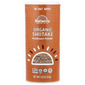 Natierra Cogumelo Shiitake Orgânico em Pó 51 g (18 oz)