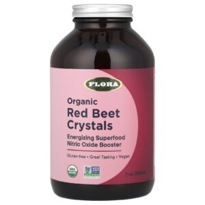 Flora Cristais de Beterraba Vermelha Orgânica 200 g (7 oz)
