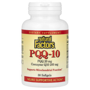 Natural Factors PQQ-10 30 Cápsulas Softgel