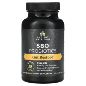 Ancient Nutrition SBO Probiotics 25 Bilhões de UFCs 60 Cápsulas