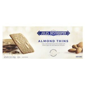 Jules Destrooper Cookies Finas de Amêndoa 100 g (35 oz)