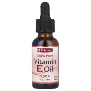De La Cruz Óleo de Vitamina E 100% Puro 28.000 UI 30 ml (1 fl oz)