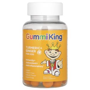 GummiKing Cúrcuma + Gengibre para Crianças Manga 60 Gomas