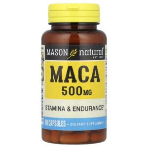 Mason Natural Maca 500 mg 60 Cápsulas