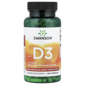 Swanson Vitamina D3 2.000 UI 250 Cápsulas