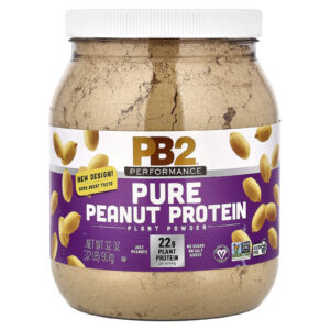 PB2 Foods Performance Pó de Proteína Vegetal de Amendoim Puro 907 g (2 lb)