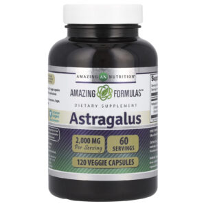 Amazing Nutrition Astragalus 120 Cápsulas Vegetais (1.000 mg por Cápsula)