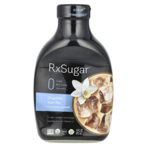 RxSugar Organic Vanilla Syrup 16 fl oz (473 ml)