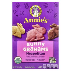 Annies Homegrown Biscoitos Assados Orgânicos Bunny Graham Napolitano 213 g (75 oz)