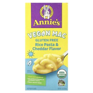 Annies Homegrown Macarrão Vegano Macarrão de Arroz e Cheddar 170 g (6 oz)