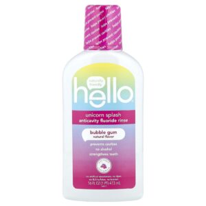 Hello Unicorn Splash Acticavity Fluoride Rinse Chiclete 473 ml (16 fl oz)