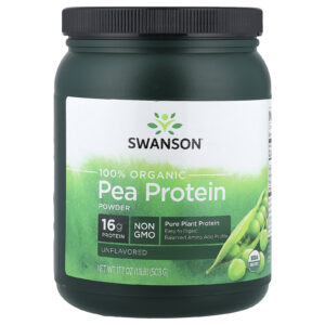 Swanson Proteína em Pós de Ervilha 100% Orgânica Sem Sabor 503 g (11 lb)