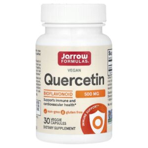 Jarrow Formulas Quercetina Vegana 500 mg 30 Cápsulas Vegetais