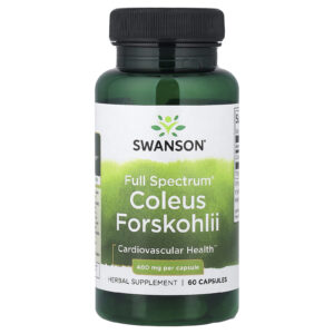 Swanson Coleus forskohlii Full Spectrum® 400 mg 60 Cápsulas