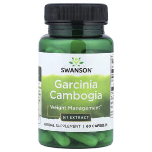 Swanson Extrato de Garcinia cambogia 5:1 60 Cápsulas (80 mg por Cápsula)