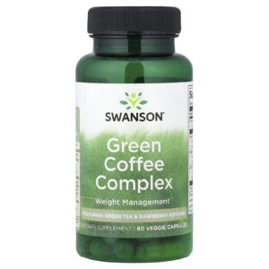 Swanson Complexo de Café Verde 60 Cápsulas Vegetais