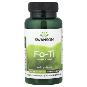Swanson Fo-Ti 500 mg 60 Cápsulas Vegetais