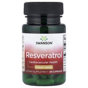 Swanson Resveratrol 5 mg 60 Cápsulas