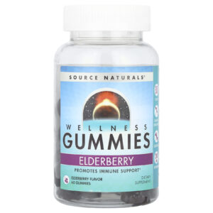 Source Naturals Gomas de Bem-Estar Sabugueiro 60 Gomas