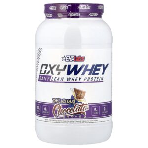EHPlabs OxyWhey Proteína Whey Magra Diária Chocolate Delicioso 925 g (204 lb)