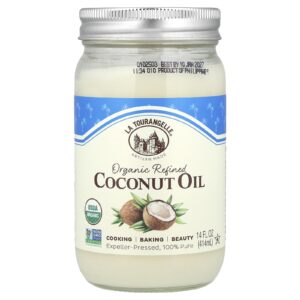 La Tourangelle Óleo de Coco Refinado Orgânico 414 ml (14 fl oz)