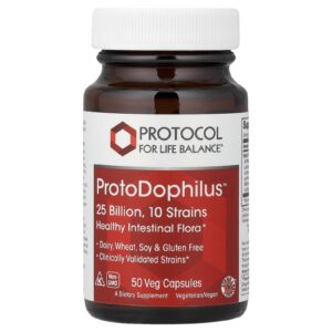 Protocol for Life Balance ProtoDophilus™ 25 Bilhões 50 Cápsulas Vegetais