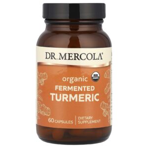 Dr. Mercola Cúrcuma Orgânica Fermentada 60 Cápsulas