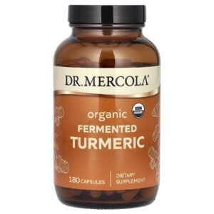 Dr. Mercola Açafrão Fermentado 180 Cápsulas