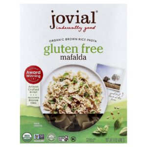 Jovial Massa de Arroz Integral Orgânico Mafalda 340 g (12 oz)