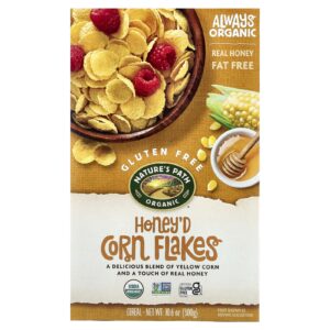 Natures Path Cereal de Flocos de Milho com Mel Orgânico 300 g (106 oz)
