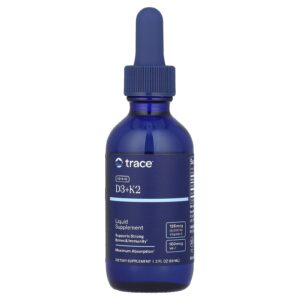 Trace D3 + K2 iônico 59 ml (2 fl oz)