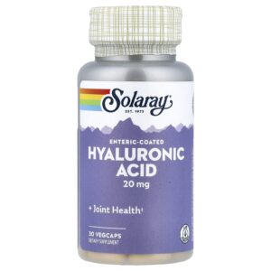Solaray Ácido Hialurônico com Revestimento Entérico 30 VegCaps