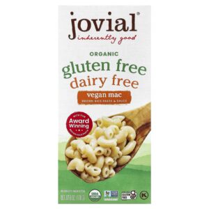 Jovial Sem Glúten Orgânico Sem Laticínios Vegan Mac 170 g (6 oz)