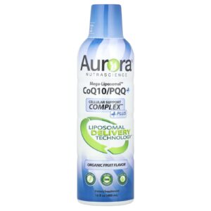 Aurora Nutrascience Mega-Liposomal™ CoQ10/PQQ+ Frutas Orgânicas 480 ml (16 fl oz)