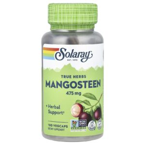 Solaray True Herbs Mangostão 475 mg 100 VegCaps