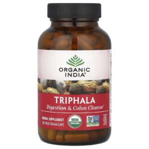 Organic India Triphala 180 Cápsulas Vegetarianas