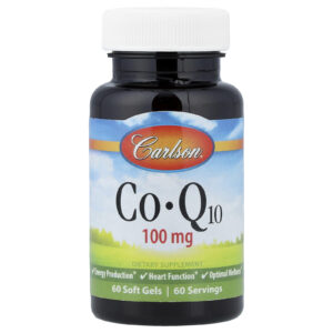 Carlson CoQ10 100 mg 60 Cápsulas Softgel
