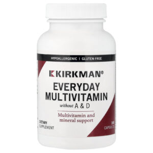 Kirkman Labs Multivitamínico para Uso Diário sem A e D 180 Cápsulas