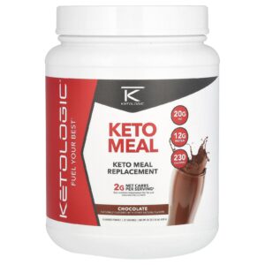 KetoLogic KetoMeal Substituto de Refeição Chocolate 828 g (18 lb)